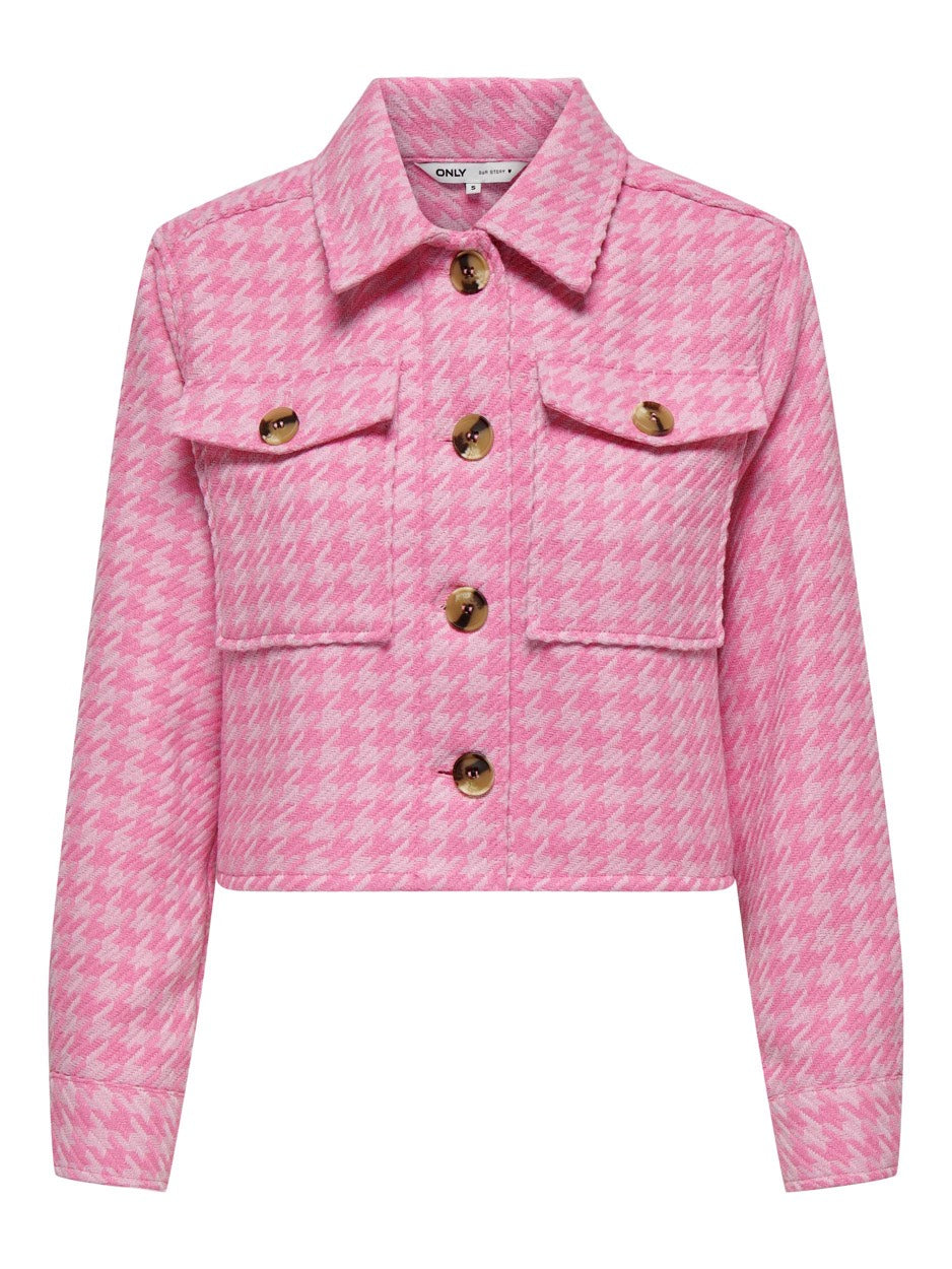Onlkimmie Short Jacket Cc Otw - Roze Dessin