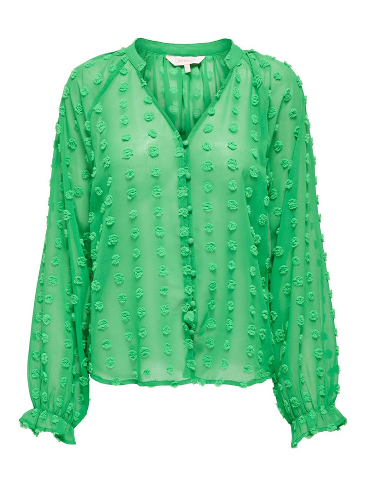 Onlpixi Dobby Life Button Top Wvn C - Groen