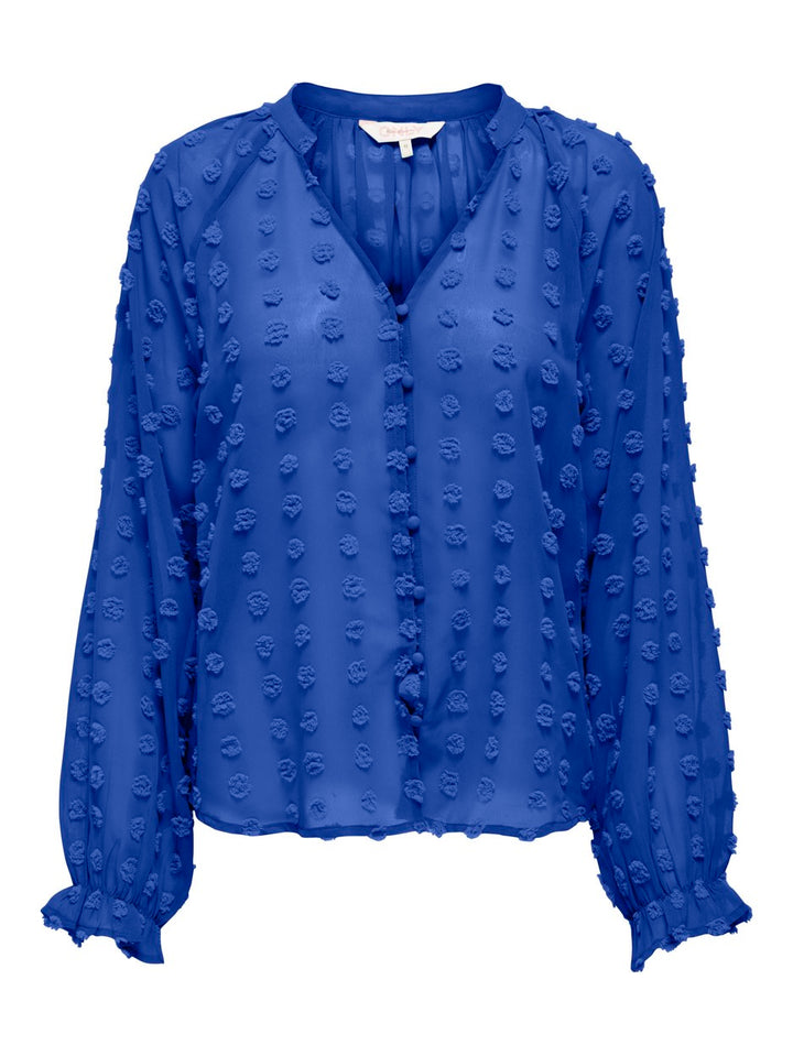 Onlpixi Dobby Life Button Top Wvn C - Kobalt