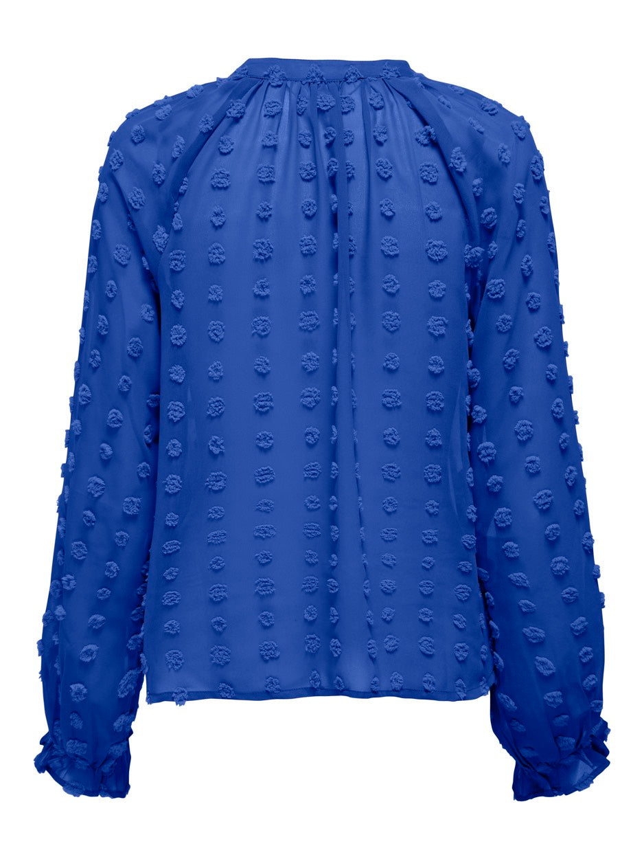 Onlpixi Dobby Life Button Top Wvn C - Kobalt