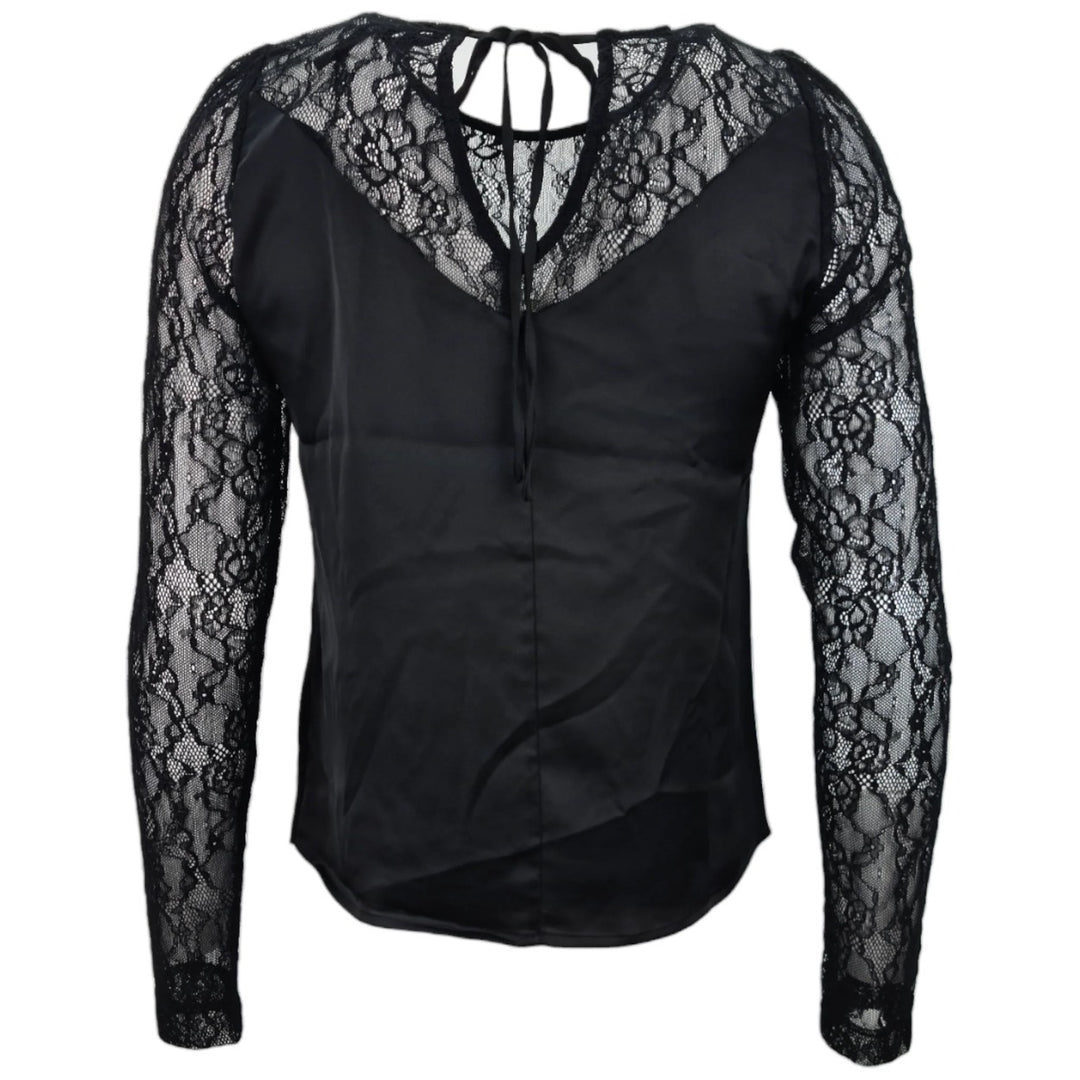 Emilia Lace Top - Zwart