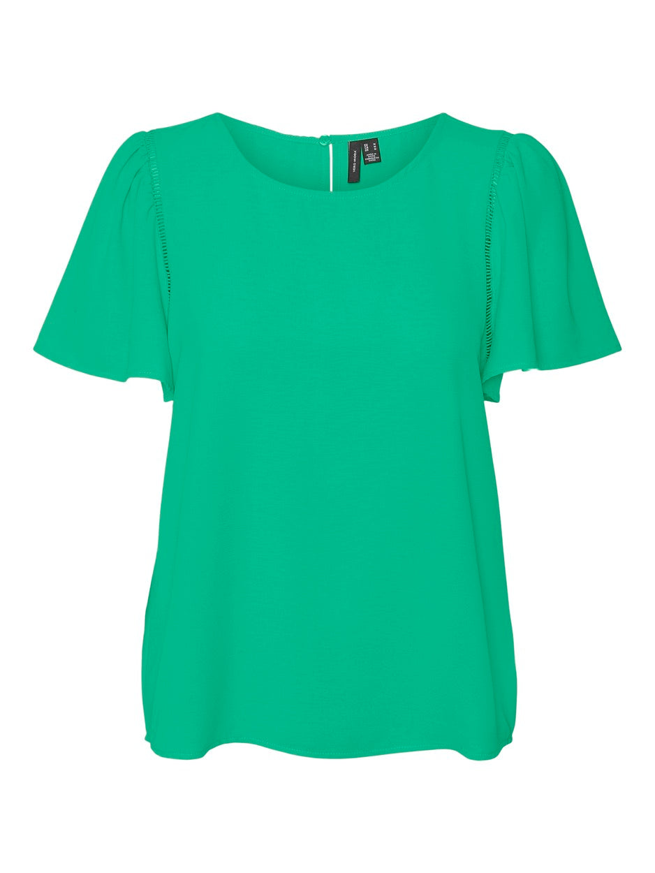 Vmalva Gitte Ss Top Wvn Ga - Groen