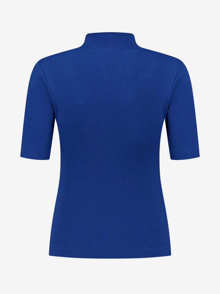 Cutout Rib Top - Kobalt