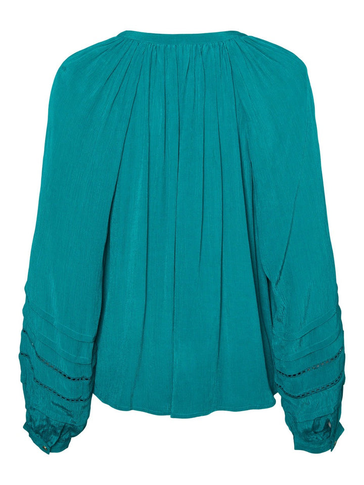 Vmcitta L/s Top Wvn Btq - Esmerald