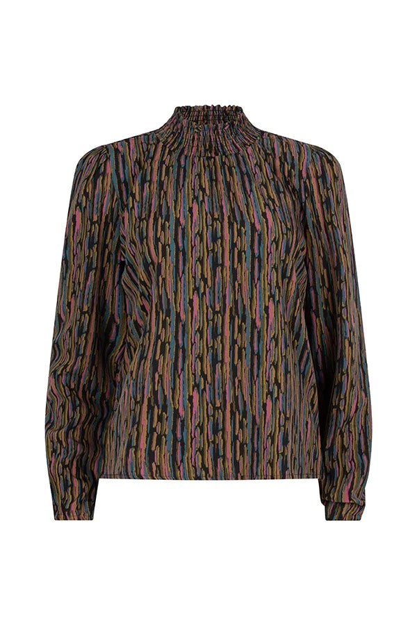 Blouse Sherina - Grijs Dessin