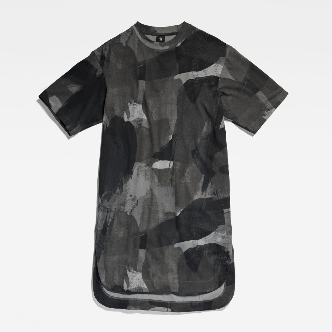 Boxy U Tee Ao Dress Ss Wmn - Grijs Dessin