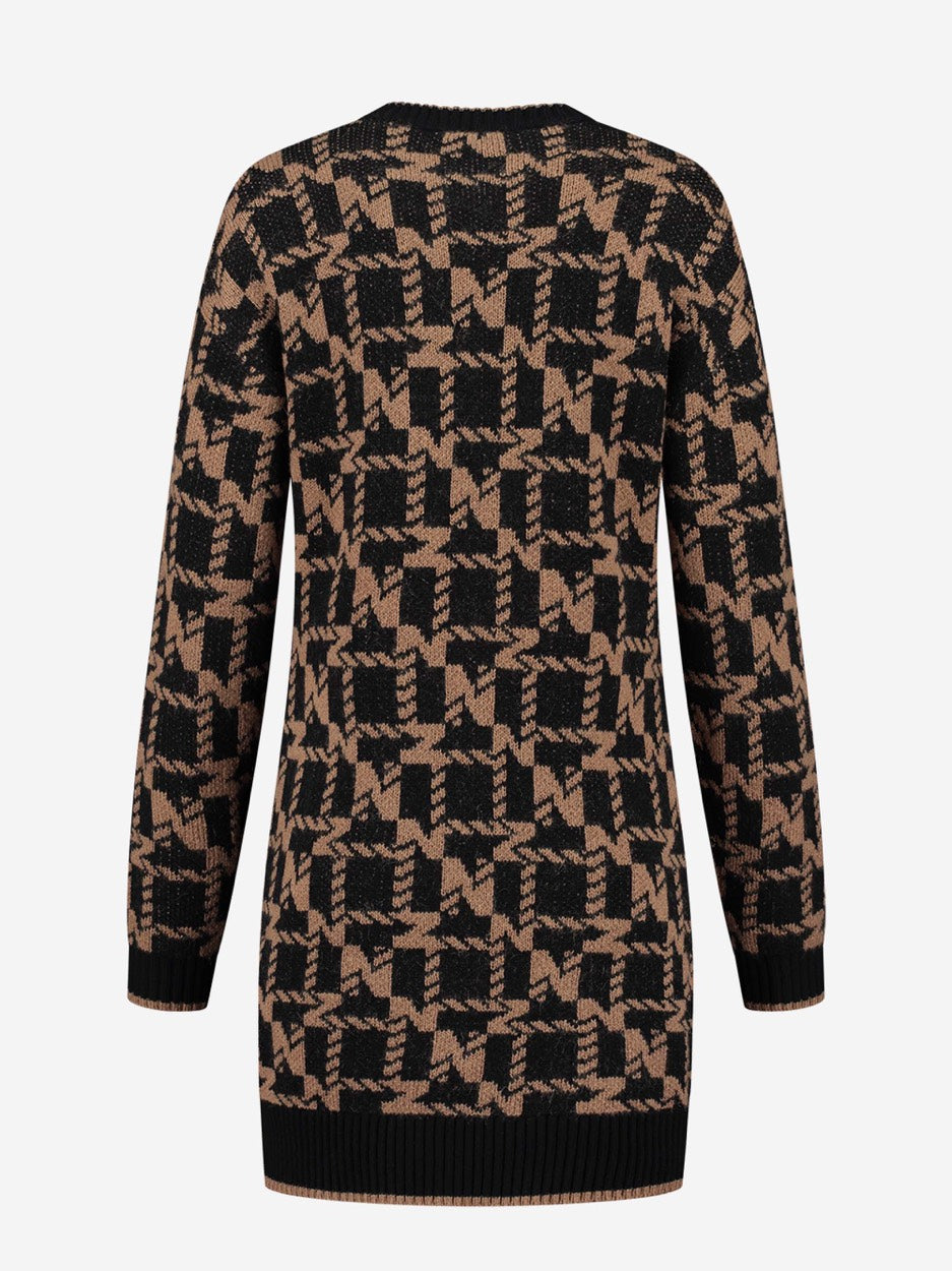 Gemma Dress - Zwart Dessin