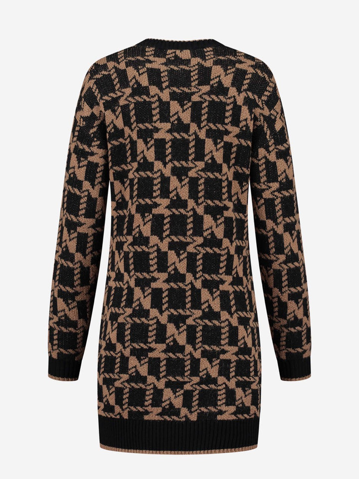 Gemma Dress - Zwart Dessin