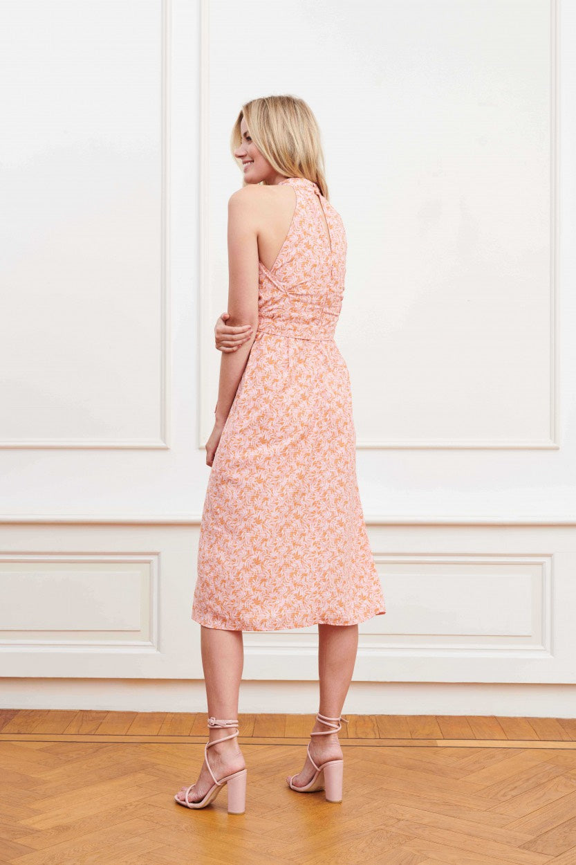 Dress Imke - Roze Dessin