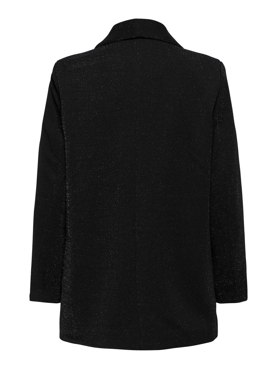 Onllippa-alya L/s Loose Glit Blazer - Zwart Dessin