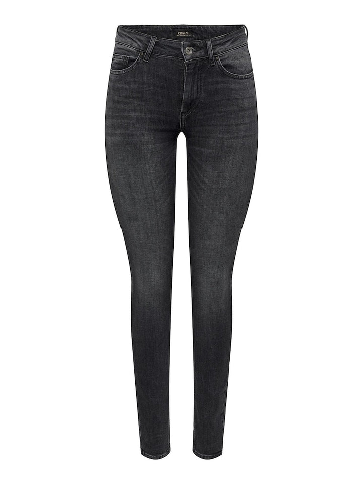 Onlblush Mid Sk Dnm Rea967 - Black Denim
