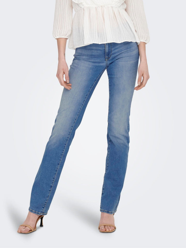Onlalicia Reg Strt Dnm Dot568 Noos - Blue Denim