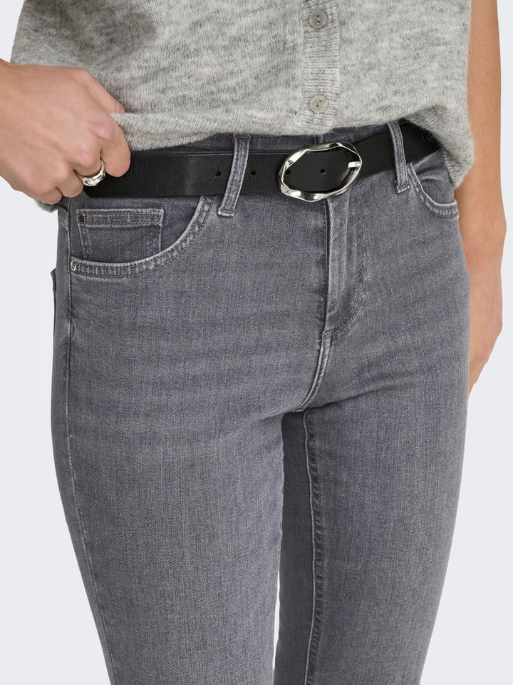 Onlblush Mid Flared Tai0918 Noos - Grey Denim