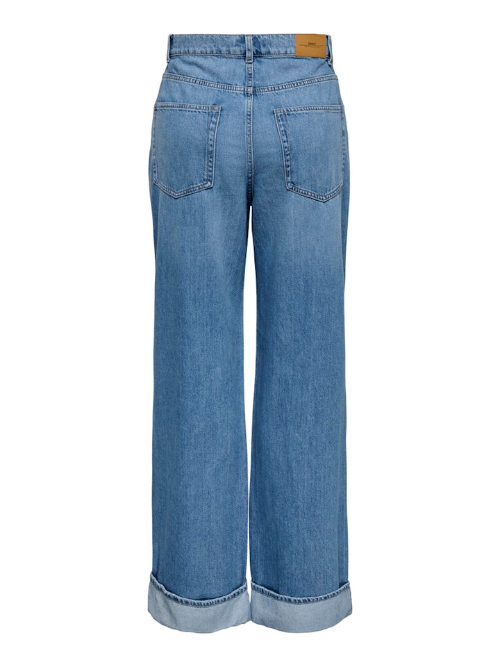 Onlhope Ex Hw Wide Fold Up Dnm Pim - Blue Denim