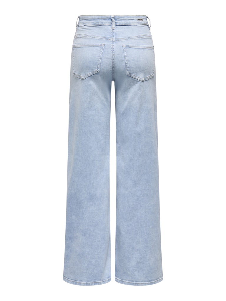 Jdyfelina-fina Hw Wide Jns Lbd Dnm Noos - Blue Denim