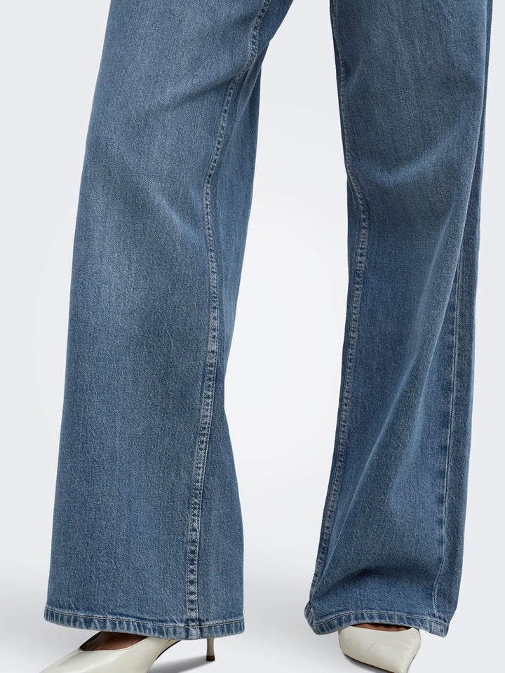 Jdyruby Mw Wide Mbg001 105 Dnm Noos - Blue Denim