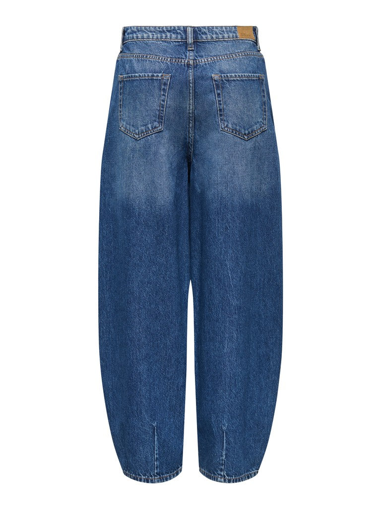 Jdysusie Mw Barrel Mb Jeans Dnm Noos - Blue Denim