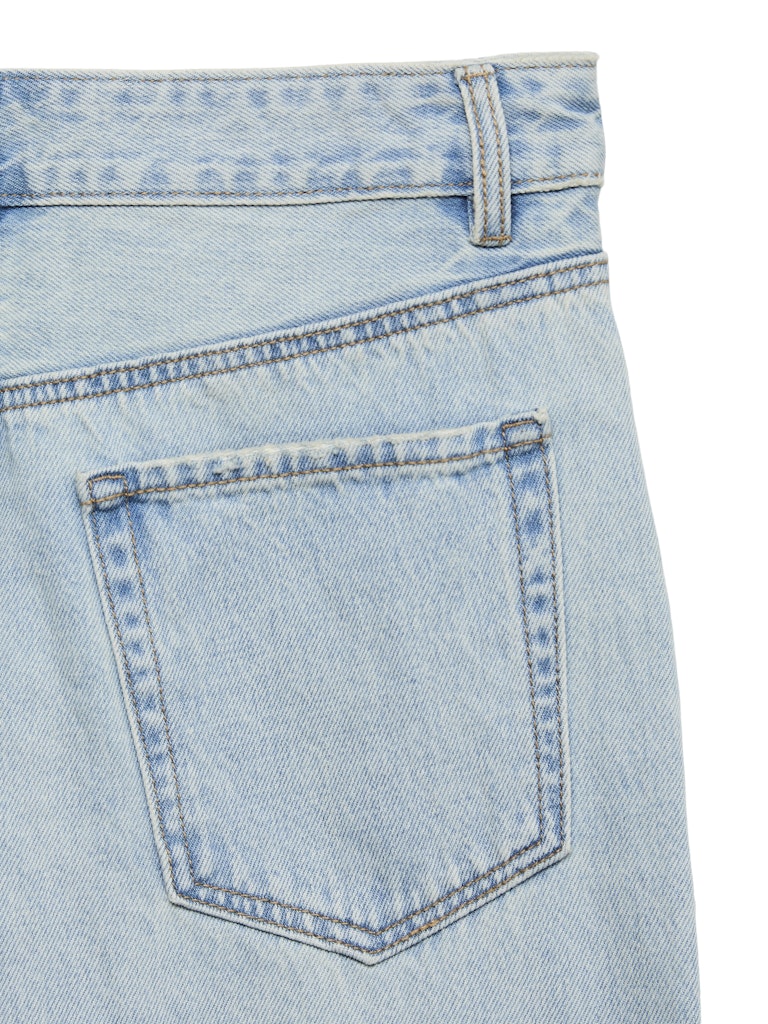 Vmbillie Hr Barrel Ank Jeans Mix Ga Noos - Blue Denim