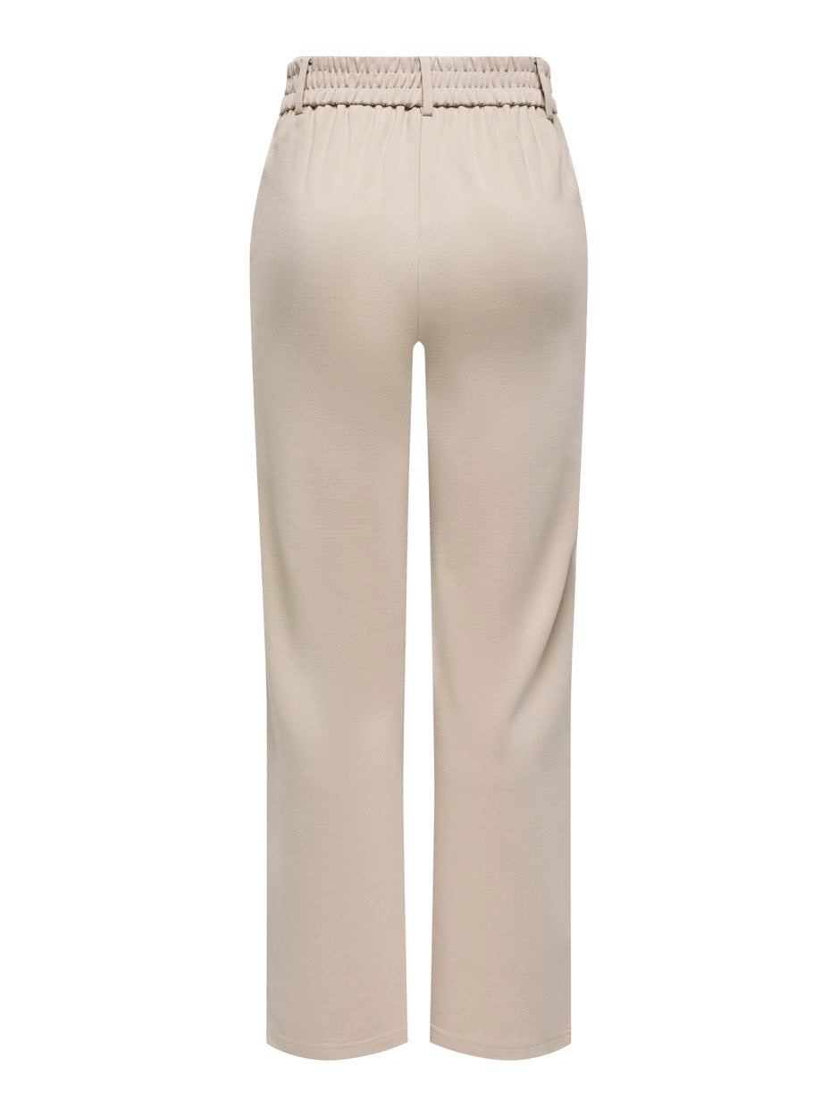 Onlpoptrash Life Mw Straight Pnt No - Beige