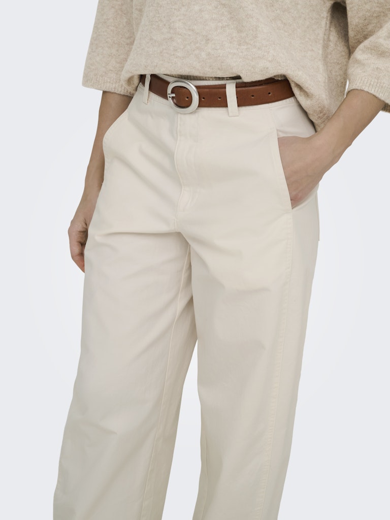 Jdyselma Hw Barrel Pants - Beige