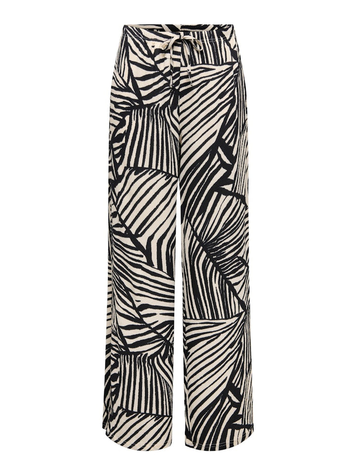 Jdydebbie New Loose Pant Jrs Dia - Ecru Dessin
