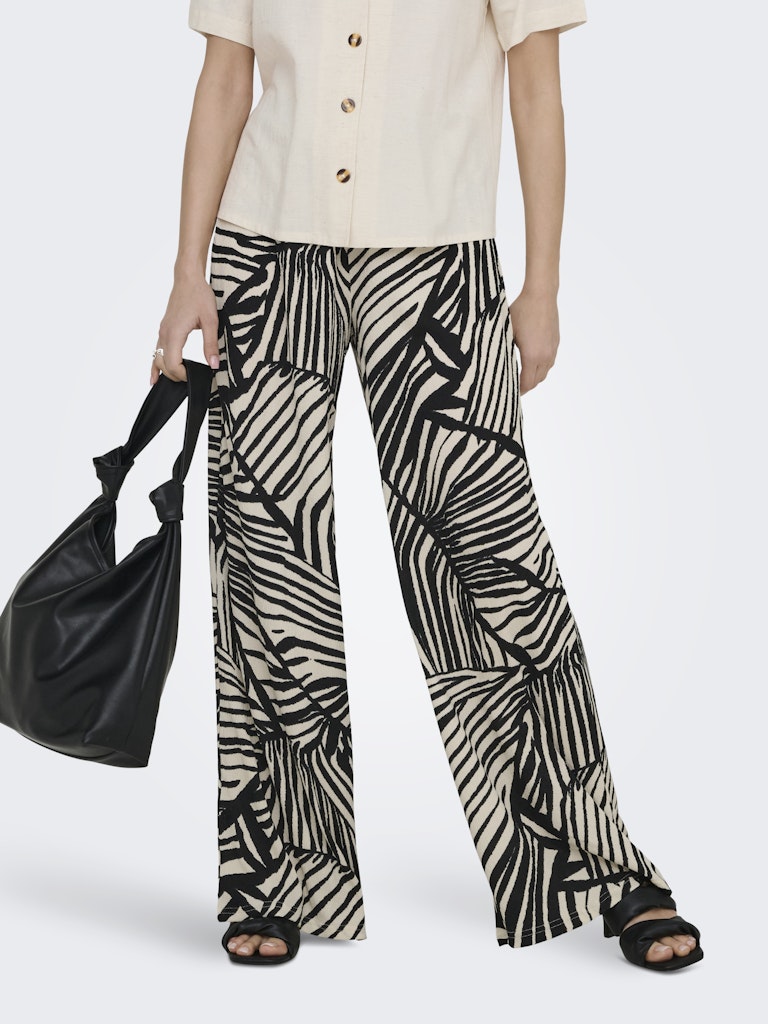 Jdydebbie New Loose Pant Jrs Dia - Ecru Dessin