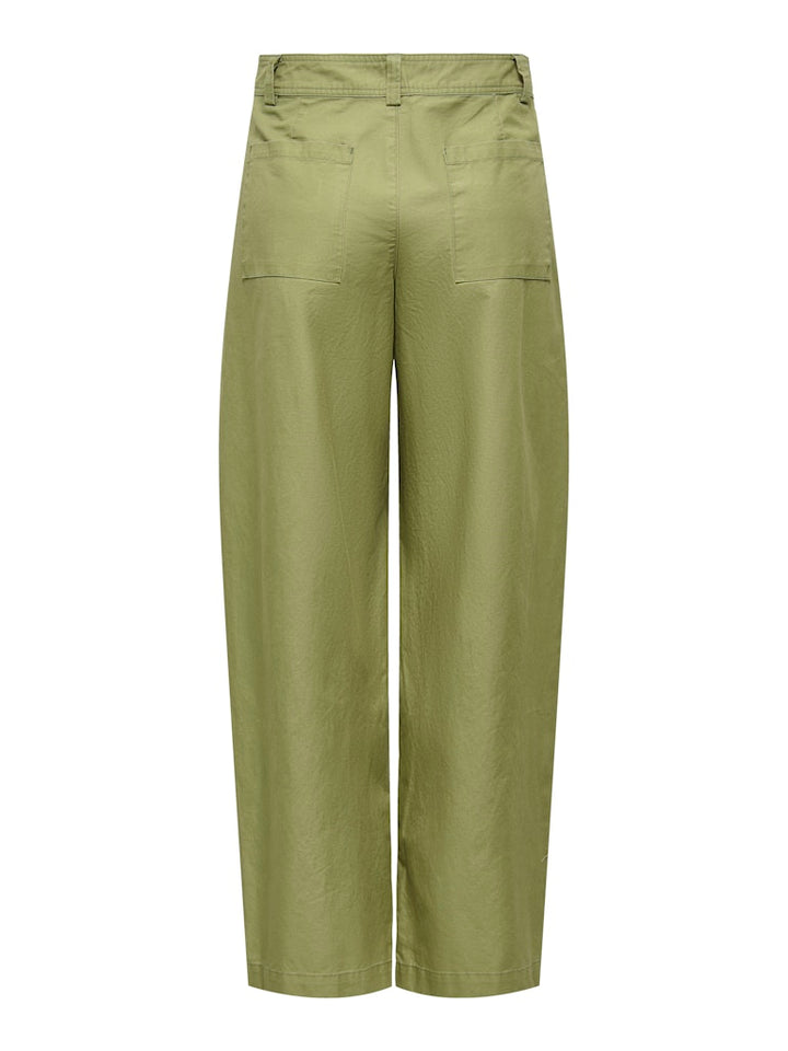Jdyselma Hw Barrel Pants - Army