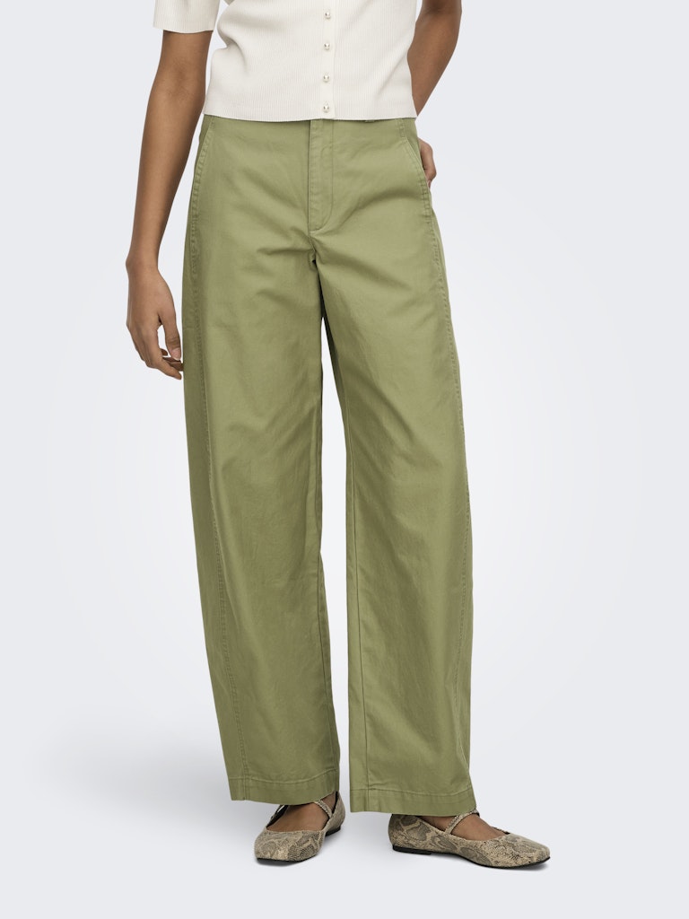 Jdyselma Hw Barrel Pants - Army