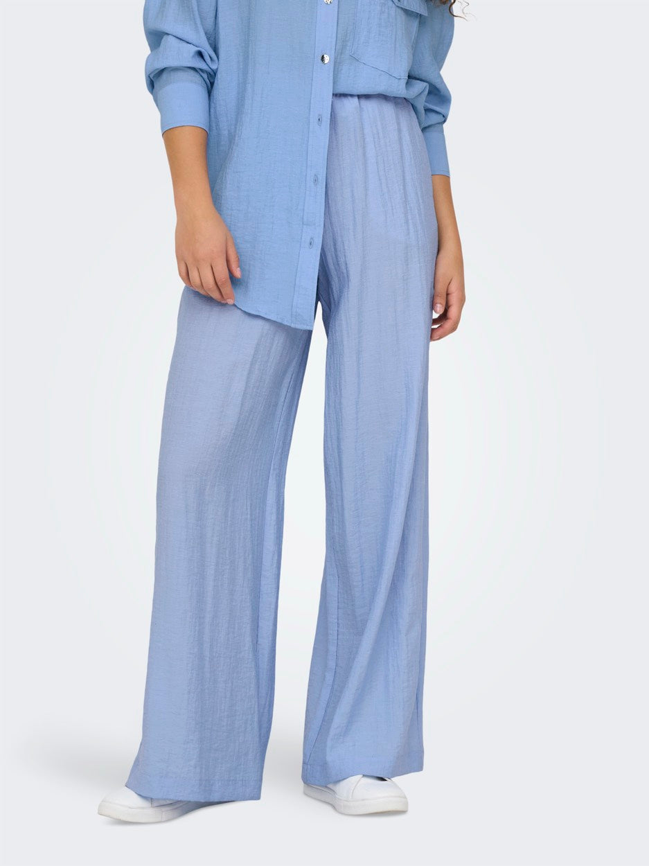 Onltania Life Hw Pull-up Pant Wvn - Lichtblauw