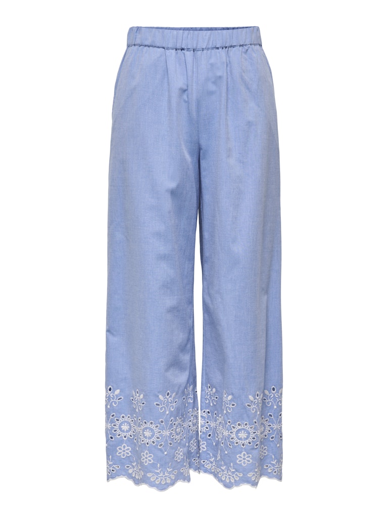 Jdymarina Hw Emb. Ankle Pant Wvn - Lichtblauw