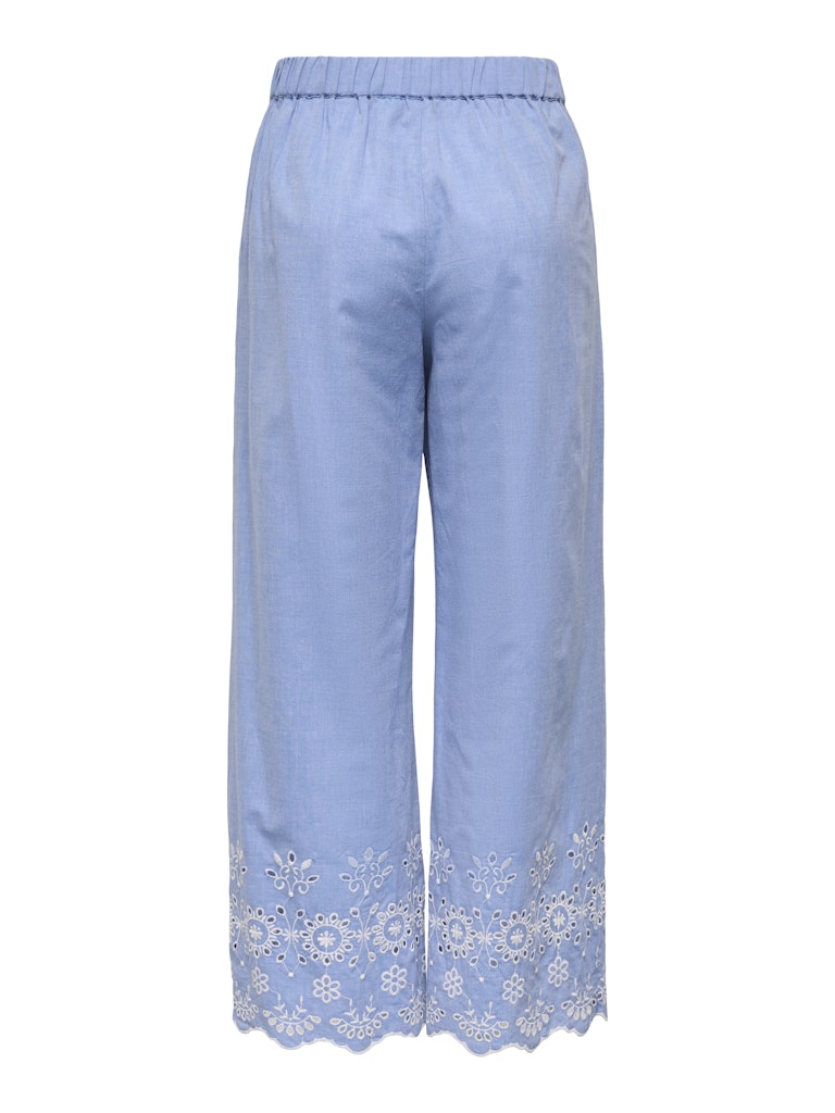 Jdymarina Hw Emb. Ankle Pant Wvn - Lichtblauw