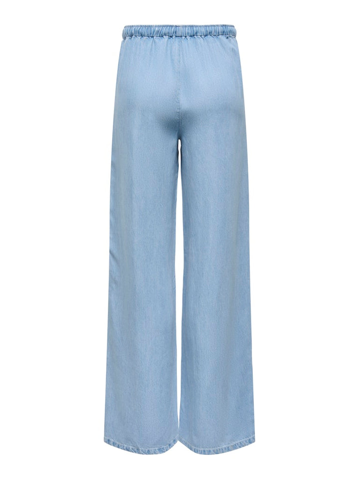 Jdymira Mw Wide String Pant Pnt Noos - Blue Denim