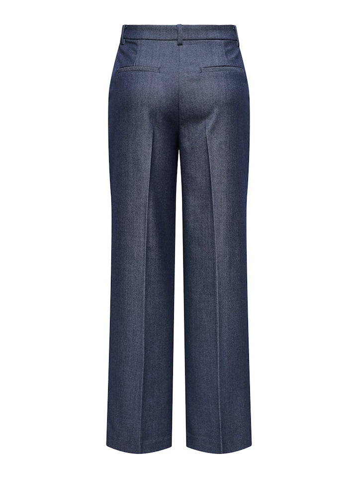 Jdyanthony Bloom Hw Pant Tlr - Blue Denim