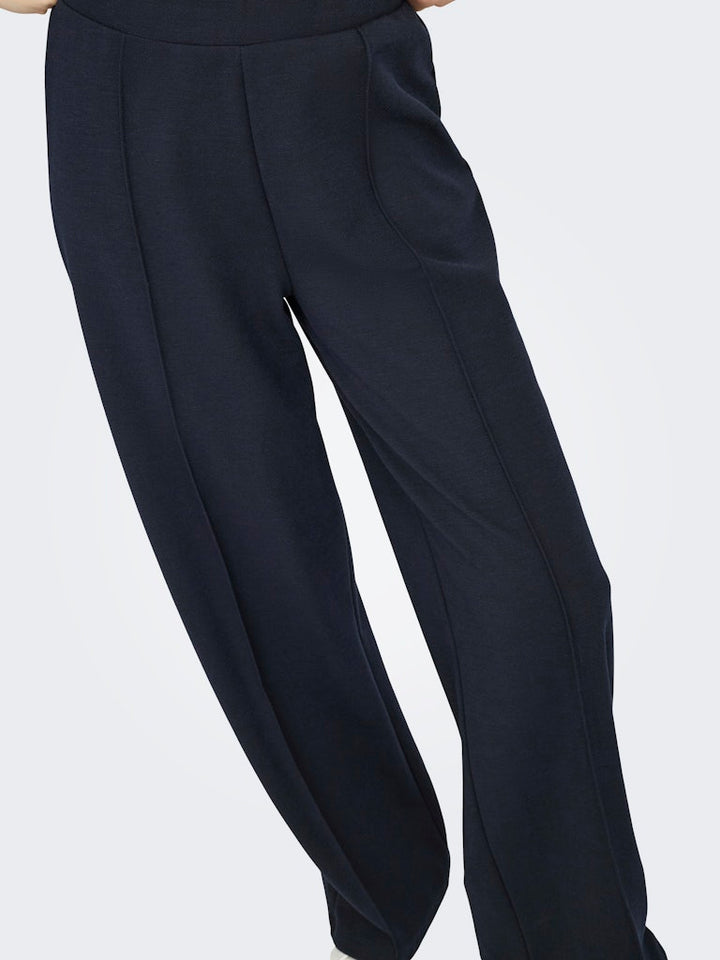 Onlatlas Wide Pin Pant Swt - Navy