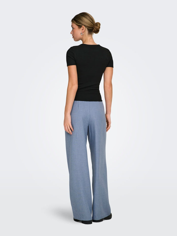 Onllinda Hw Str Mel Pants Tlr Noos - Blauw Melee