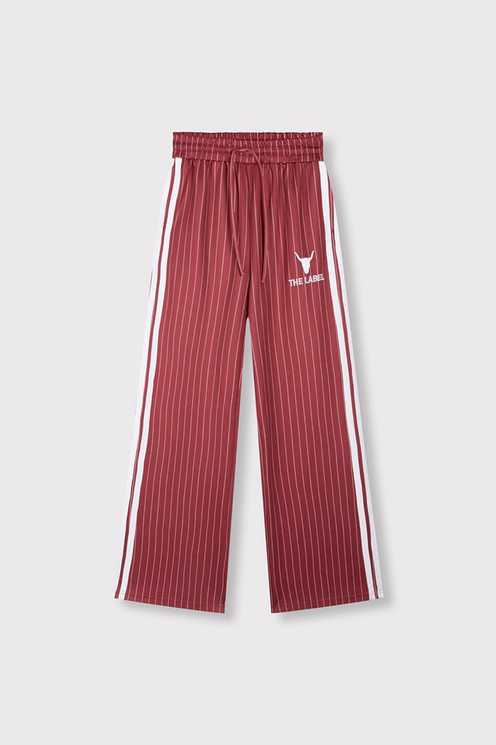 Pinestripe Traning Pants - Rood Dessin