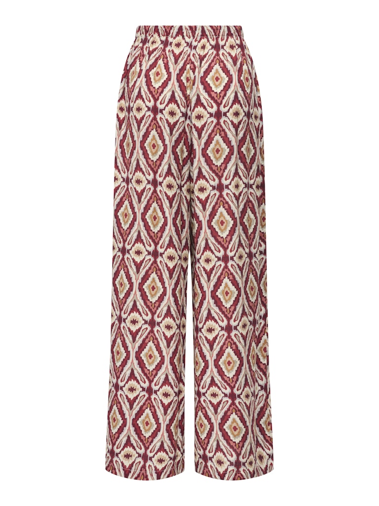 Onlgini Mikasi Wide Pull Up Pant Wvn - Rood Dessin