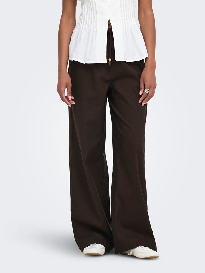 Onlisola Mw Pull-up Wide Pant Pnt - Bruin