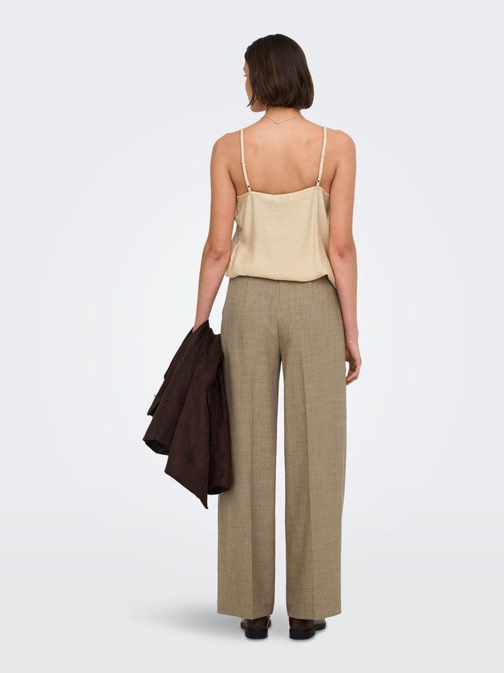 Jdyhaze Hw Straight Pant Tlr - Bruin