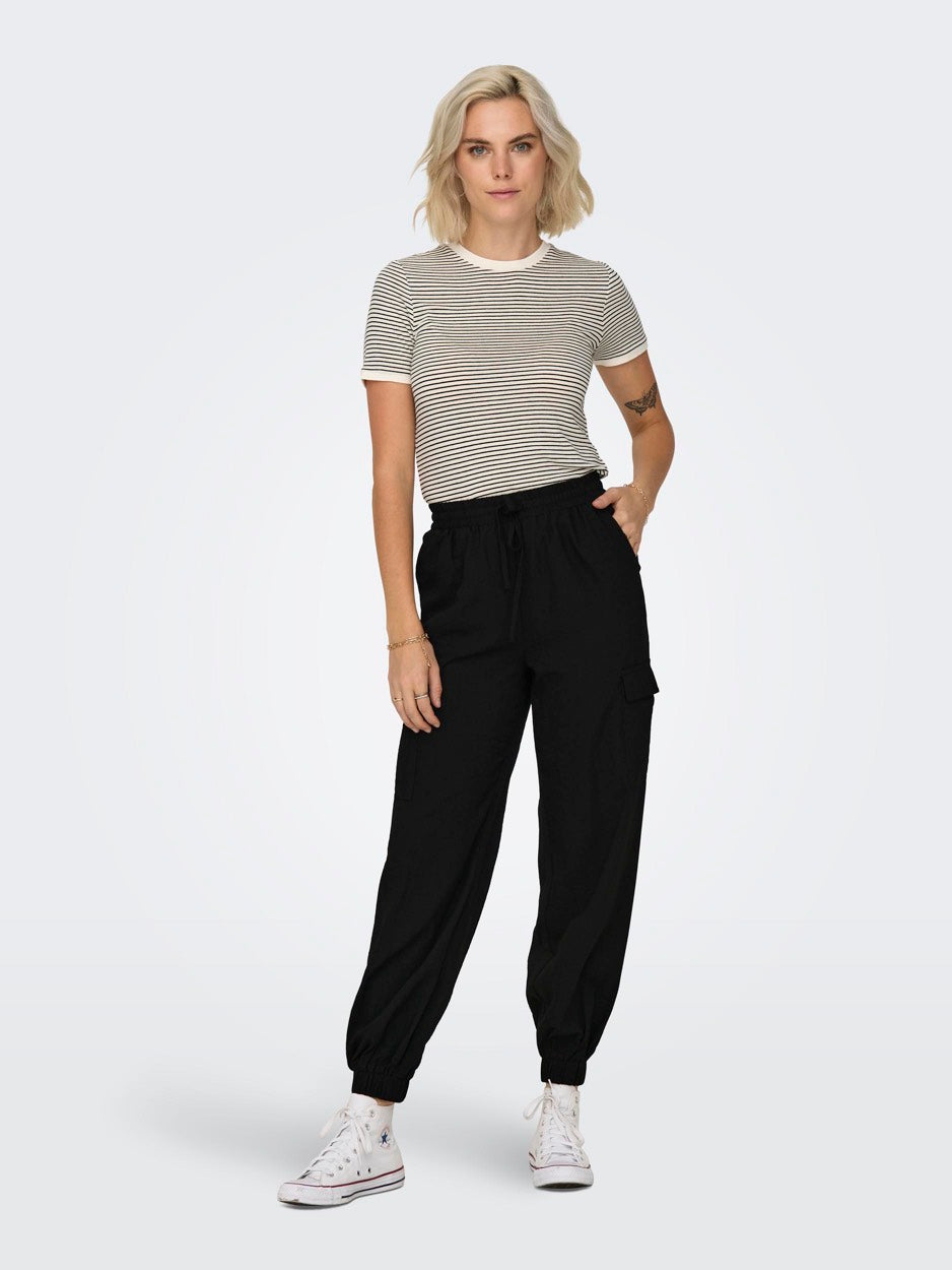 Onlkatinka Cargo Pant Wvn Noos - Zwart