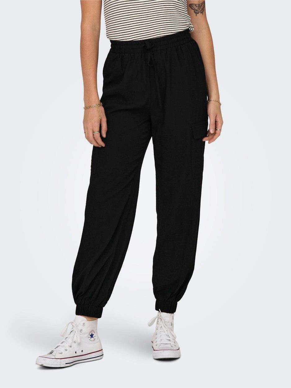 Onlkatinka Cargo Pant Wvn Noos - Zwart