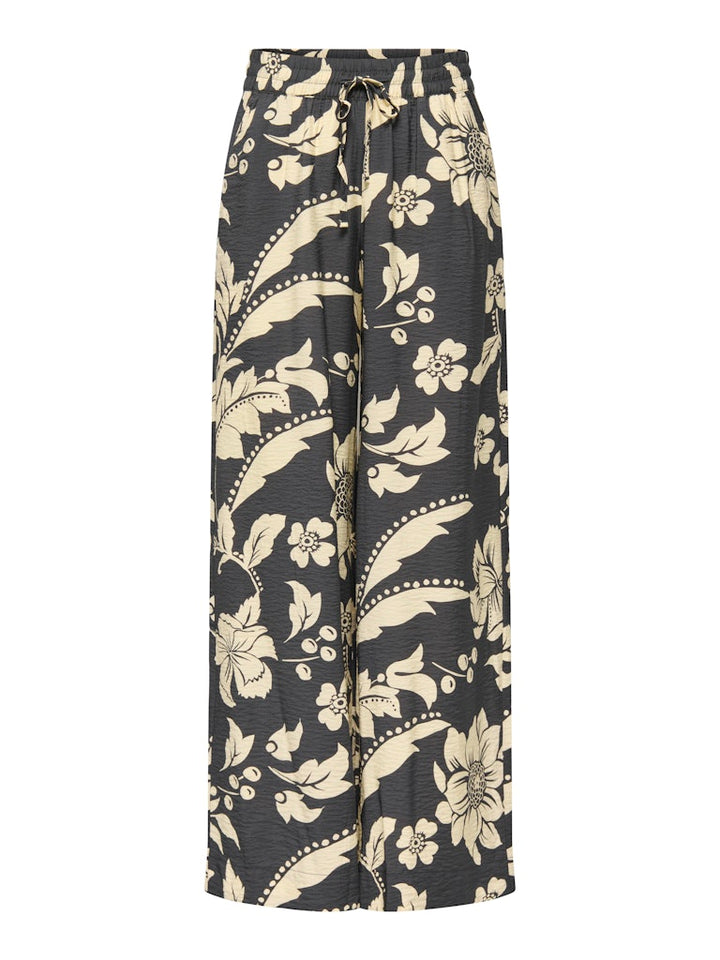 Jdytroya Life Mw Palazzo Pant Wvn Dia - Zwart Dessin