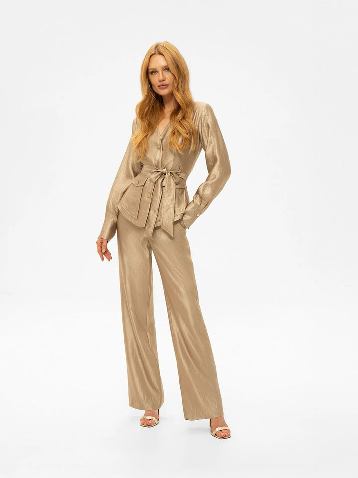 Porlamar Pants - Goudkleurig