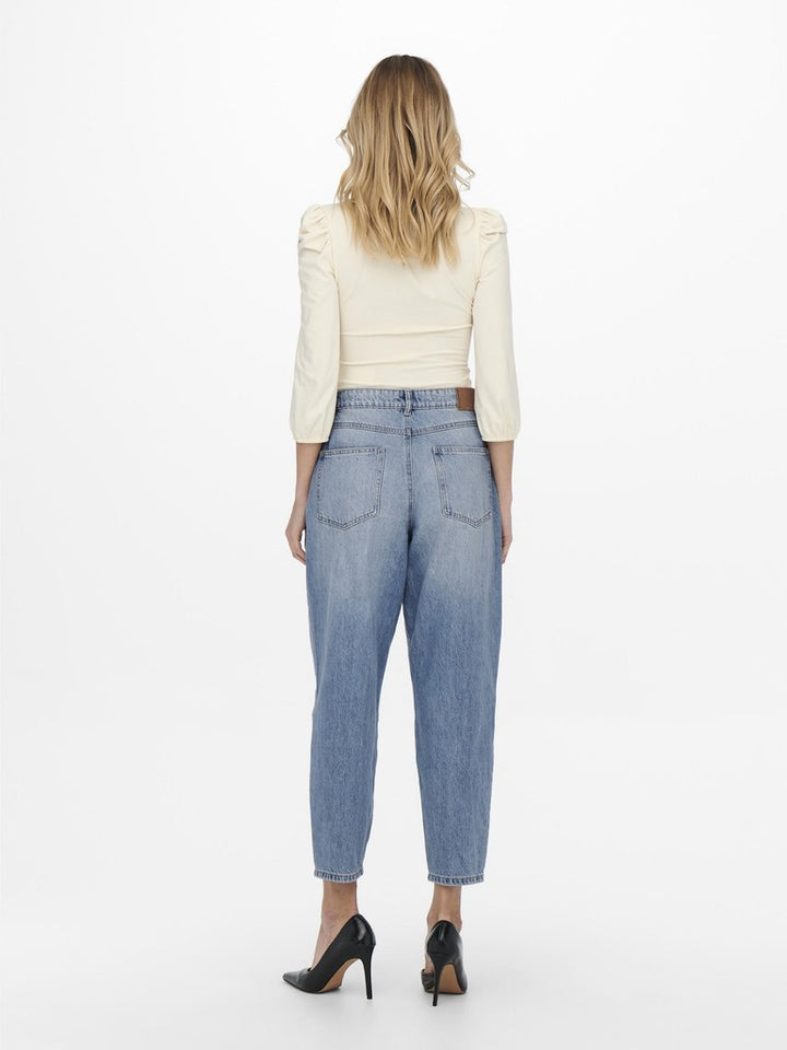 Onlverna Life Lb Bolloon Denim - Blue Denim