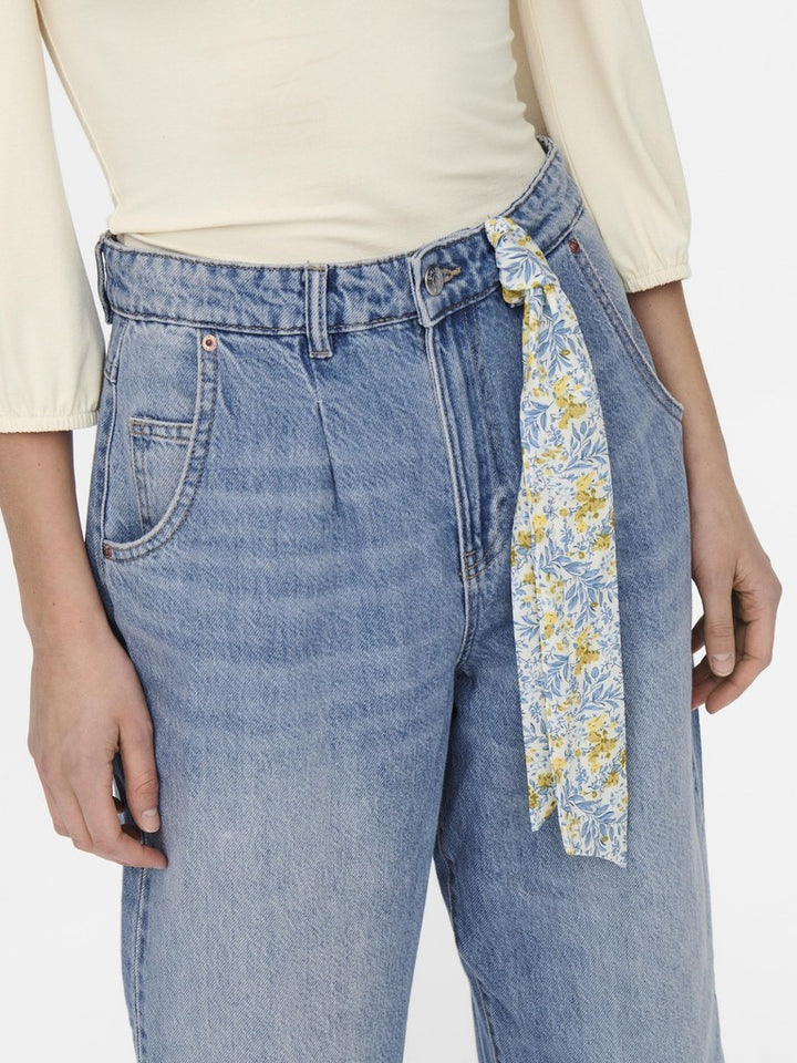 Onlverna Life Lb Bolloon Denim - Blue Denim