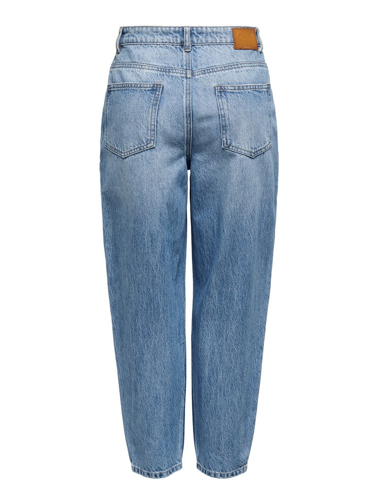 Onlverna Life Lb Bolloon Denim - Blue Denim