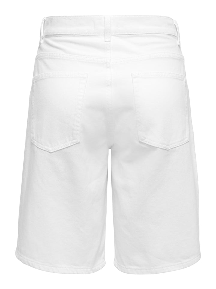 Onlmate Reg Baggy Long Shorts Dnm Noos - Wit
