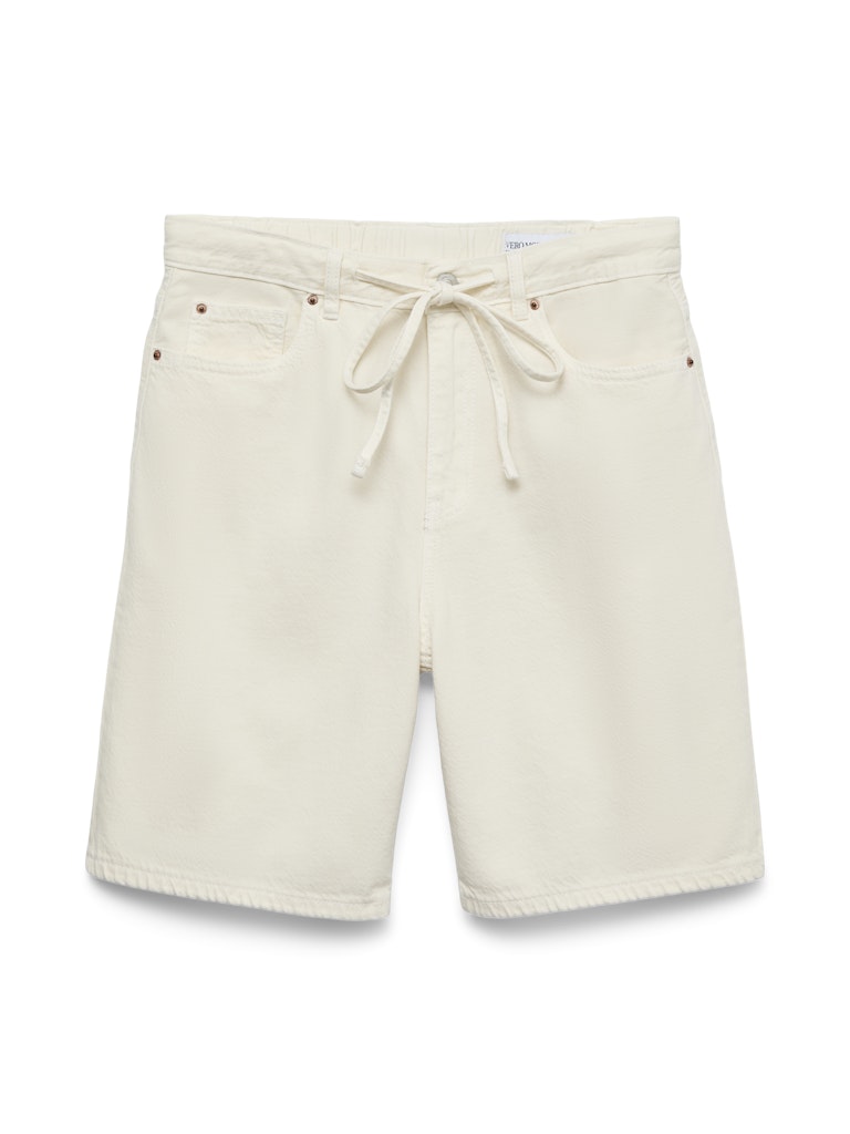Vmvilla Mr Bermuda Dnm Shorts Mix - Ecru