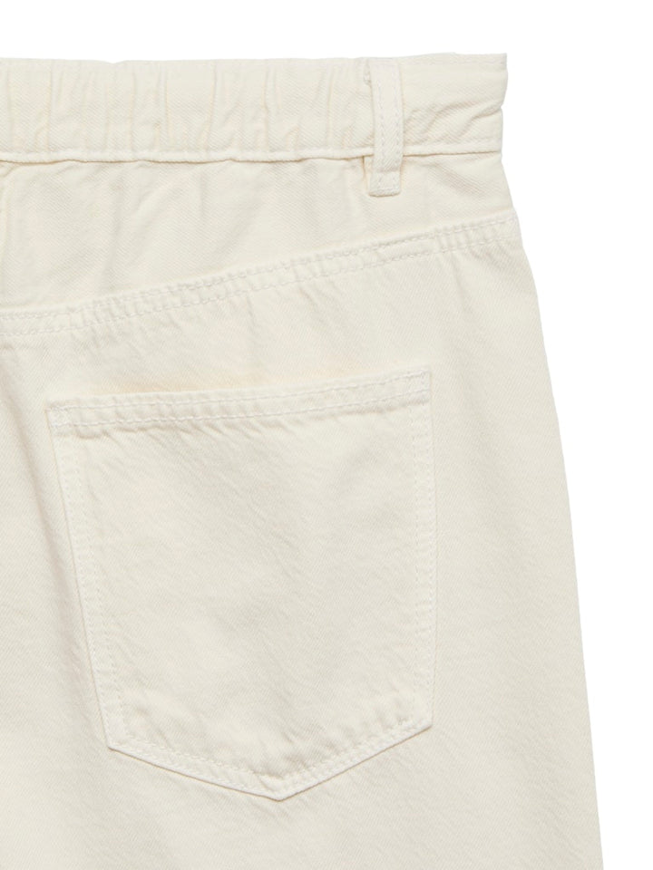 Vmvilla Mr Bermuda Dnm Shorts Mix - Ecru