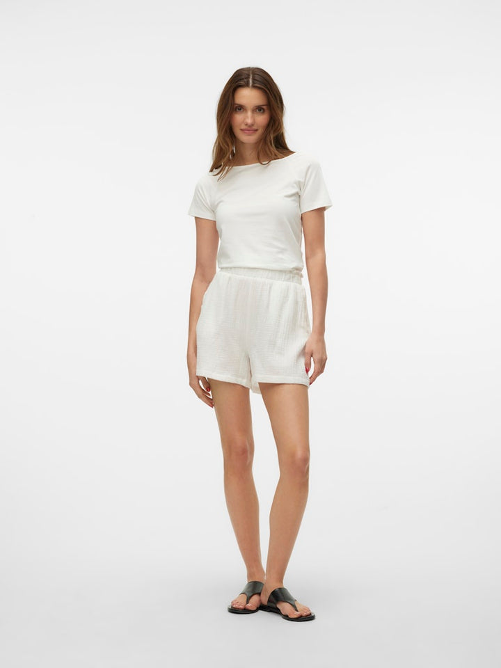 Vmnatali Hw Shorts Wvn Noos - Wit